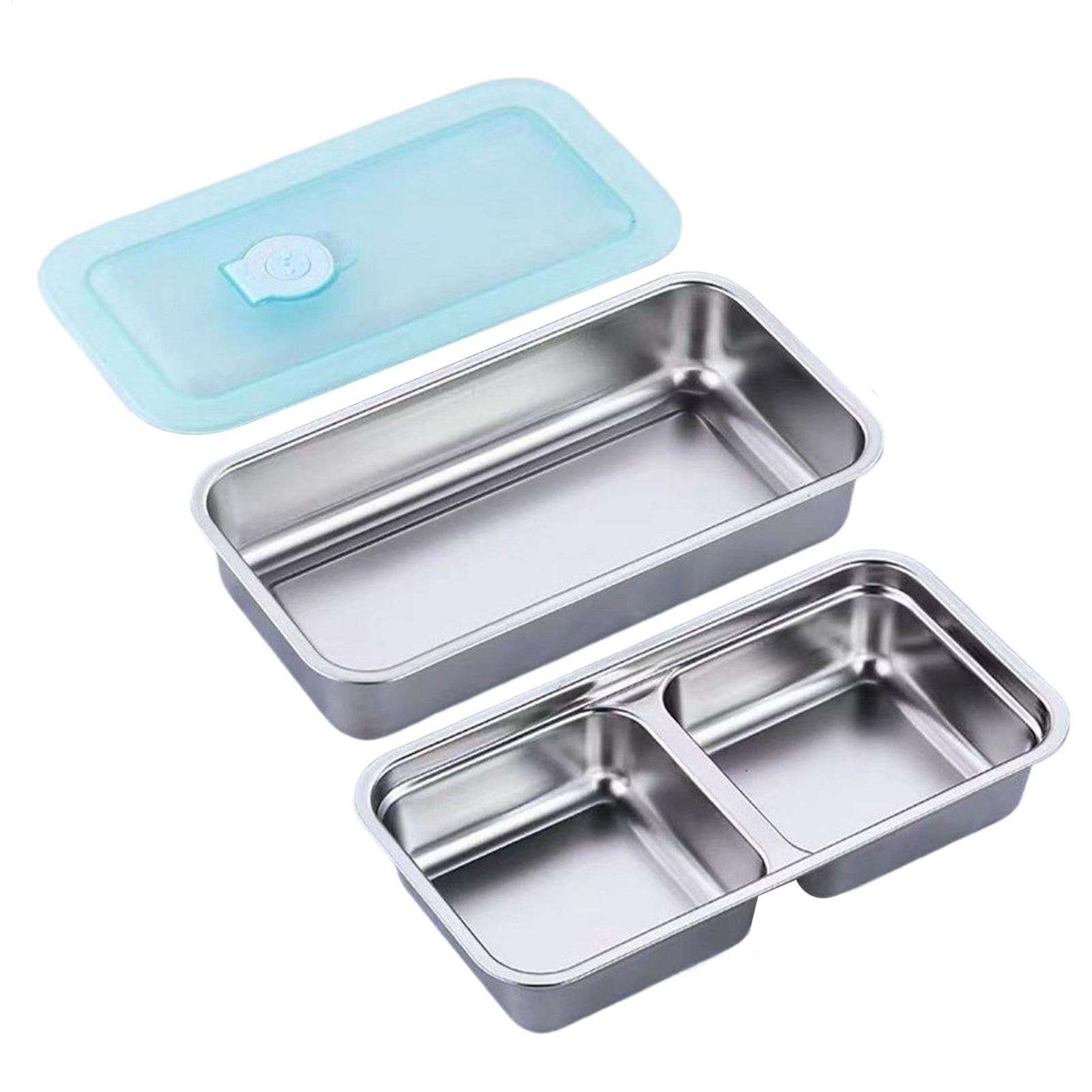 Office Tech And Gadgets - 304ステンレス製ランチボックス弁当容器、漏れ防止密閉食品保存容器、旅行、ピクニック、オフィス用キッチンガジェット、再利用可能