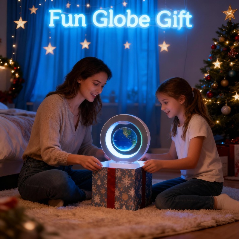 Office Tech And Gadgets - 空中浮遊地球儀Bluetoothスピーカー フローティングランプ ホームオフィスデスク クールなテックガジェット 子供、男性、友人へのユニークな誕生日プレゼント