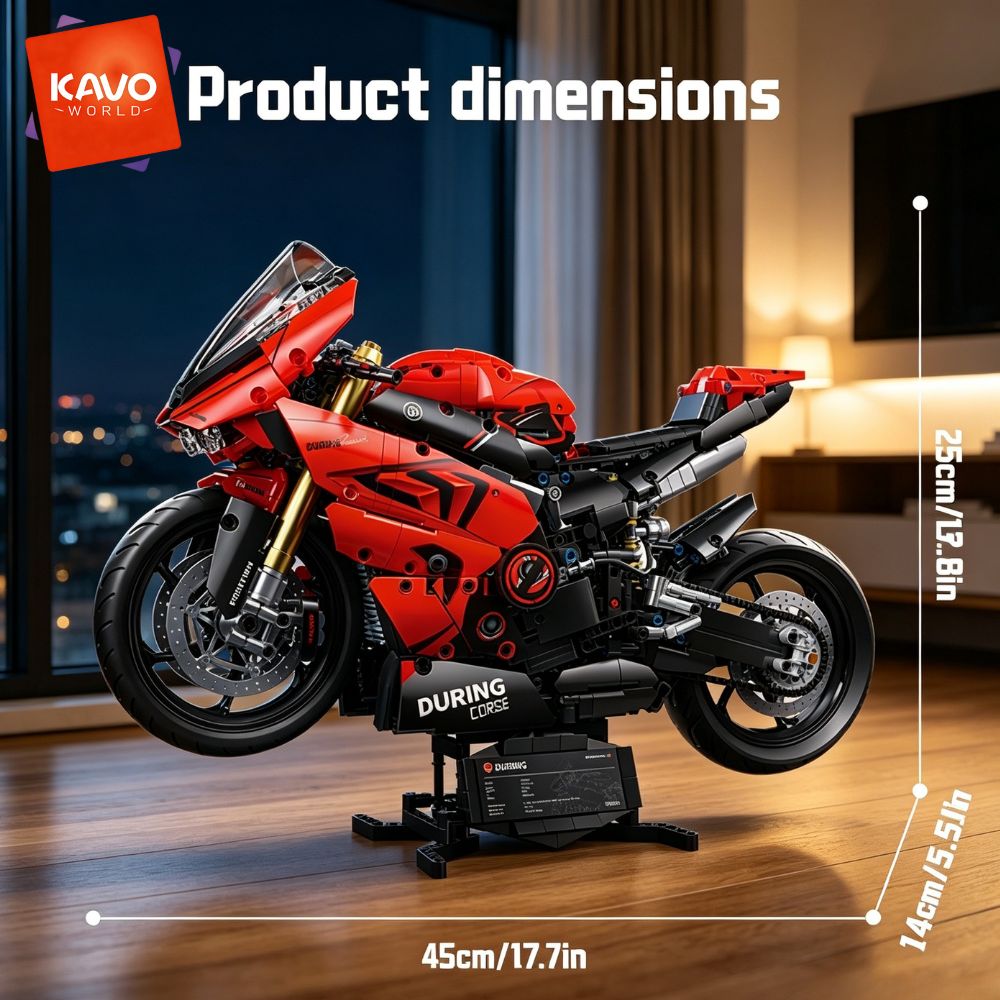 KAVOWORLD 1:5スケール ビルディングブロック ス - Office Tech Gifts For Men のレビューと価格
